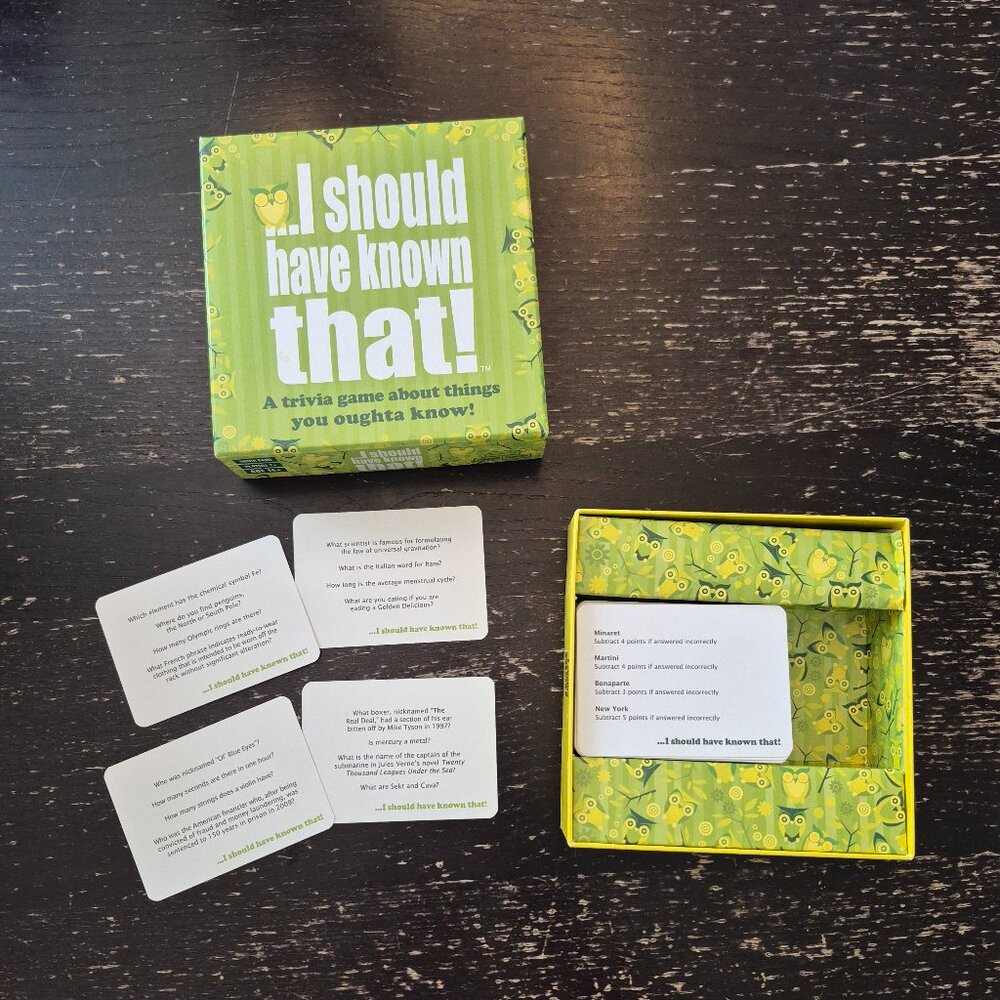 ...I Should Have Known That! Game - Picture 3 of 4